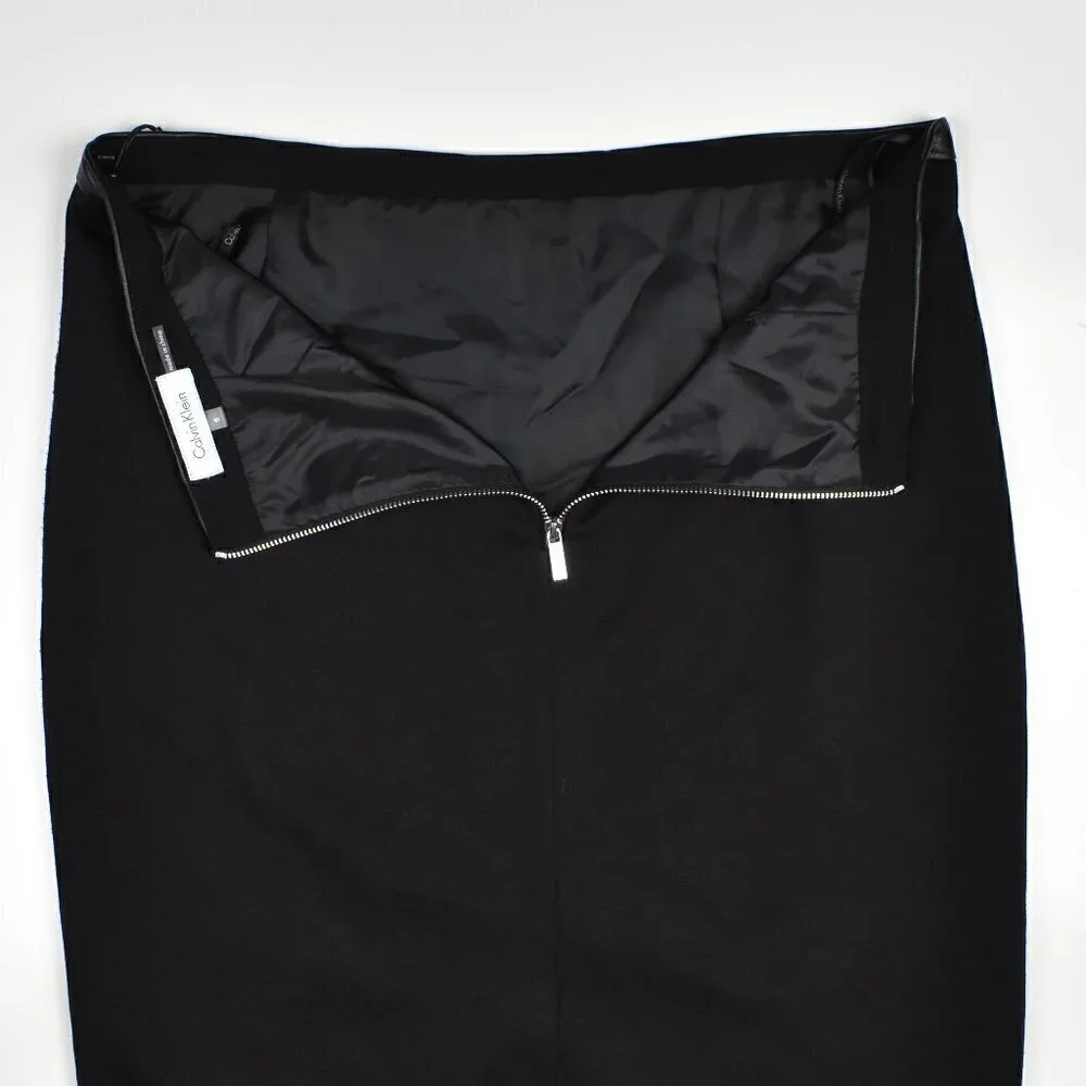 Calvin Klein Plaid Pencil Skirt NEW 6 - Picture 4 of 5